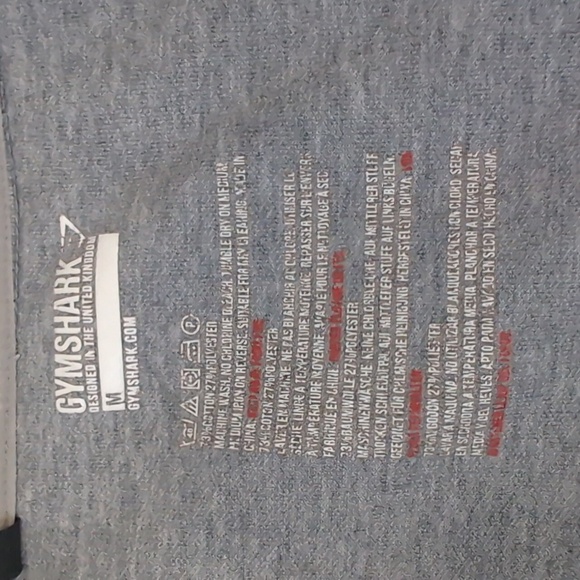 Gymshark gray Zip-Up Hoodie Size Medium - Picture 13 of 14